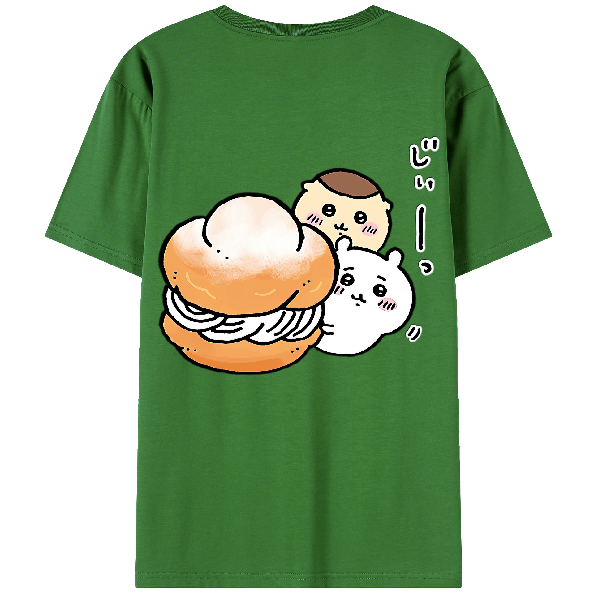 （画像用） ちいかわ くりまんじゅう Chii-kawa kuri manjū レディース半袖Tシャツ(バックプリント)